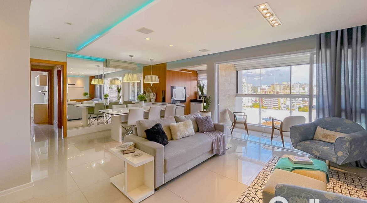 Apartamento à venda com 120m², 3 dormitórios, 3 suítes, 2 vagas, no bairro Menino Deus em Porto Alegre