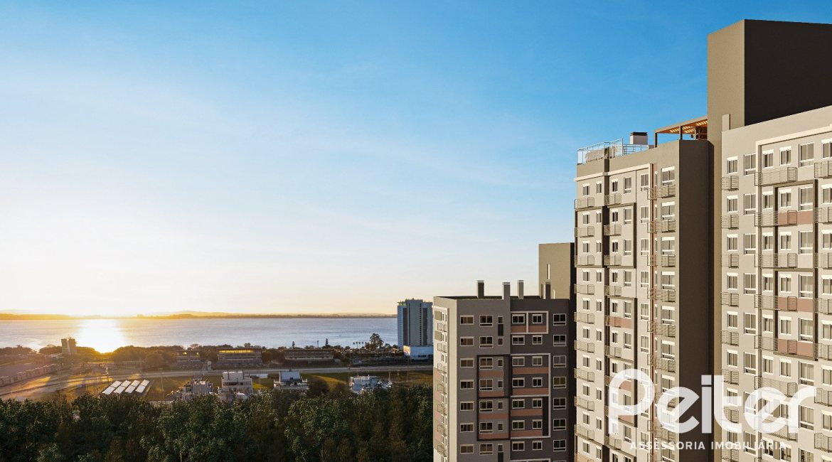 Apartamento à venda com 41m², 2 dormitórios, no bairro Cristal em Porto Alegre