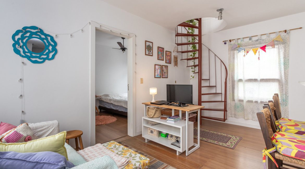 Cobertura à venda com 89m², 1 dormitório, 1 suíte, no bairro Petrópolis em Porto Alegre