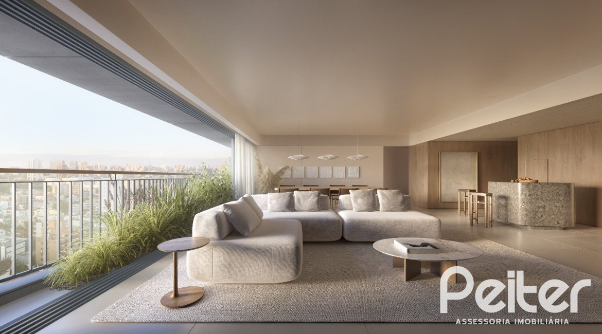 Apartamento à venda com 133m², 3 dormitórios, 3 suítes, 2 vagas, no bairro Menino Deus em Porto Alegre