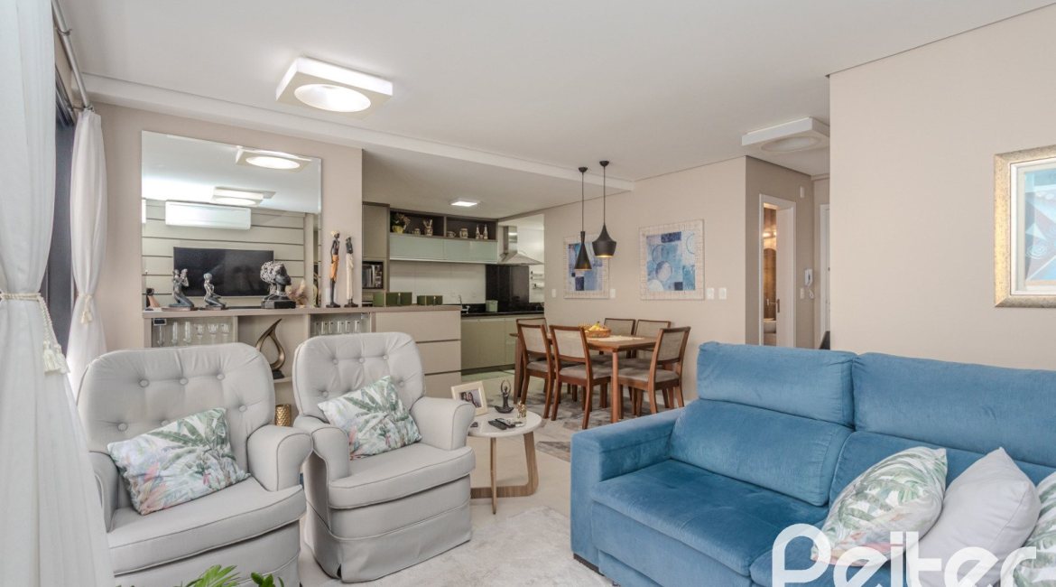 Apartamento à venda com 108m², 3 dormitórios, 1 suíte, 1 vaga, no bairro Tristeza em Porto Alegre
