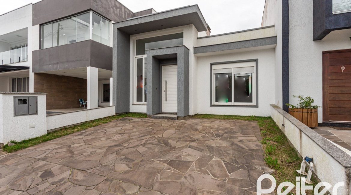 Casa em Condomínio à venda com 90m², 3 dormitórios, 1 suíte, 2 vagas, no bairro Aberta dos Morros em Porto Alegre