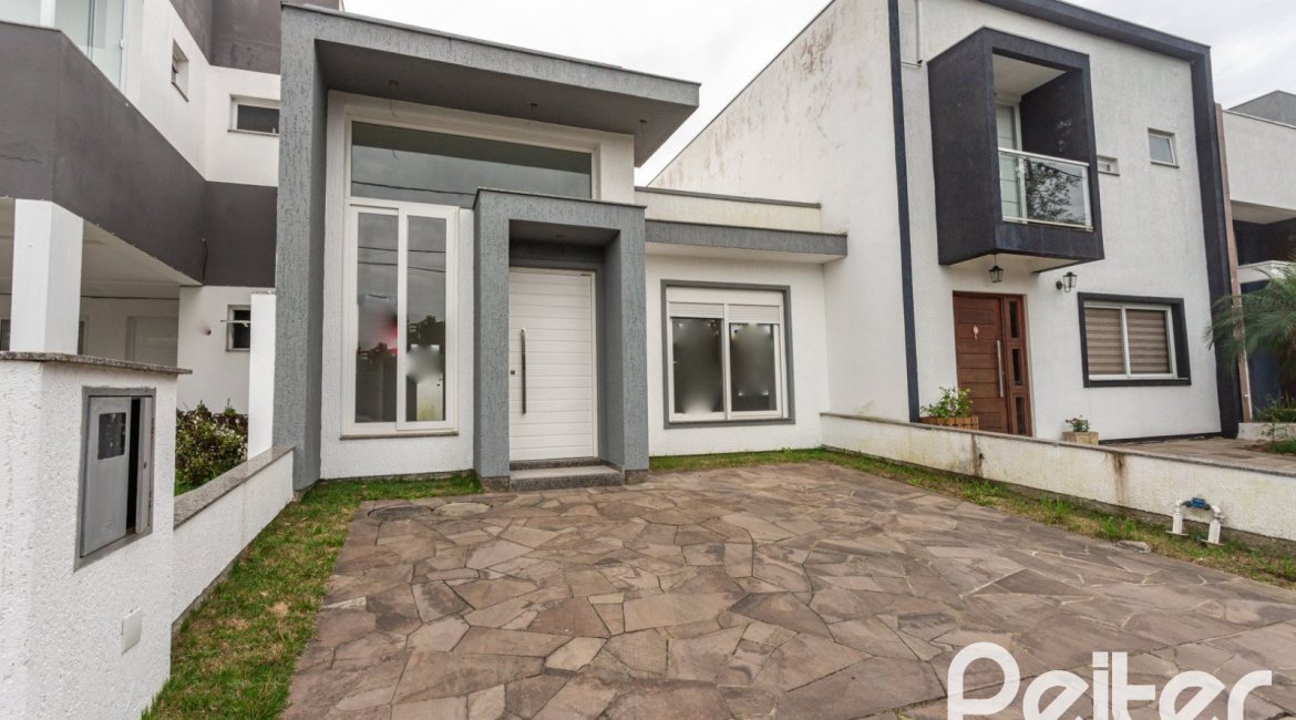 Casa em Condomínio à venda com 90m², 3 dormitórios, 1 suíte, 2 vagas, no bairro Aberta dos Morros em Porto Alegre