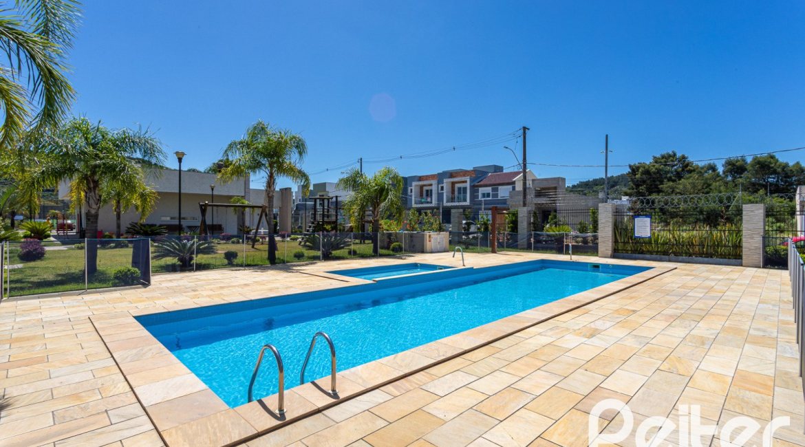 Casa em Condomínio à venda com 90m², 3 dormitórios, 1 suíte, 2 vagas, no bairro Aberta dos Morros em Porto Alegre