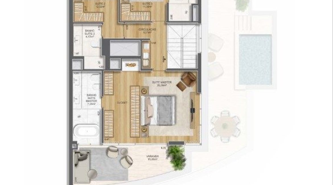 Apartamento à venda com 254m², 3 dormitórios, 3 suítes, 4 vagas, no bairro Golden Lake em Porto Alegre