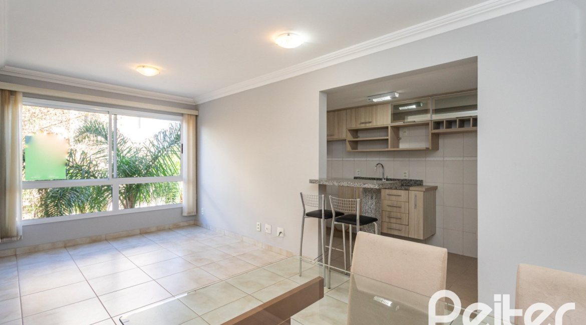 Apartamento à venda com 47m², 1 dormitório, 1 vaga, no bairro Cristal em PORTO ALEGRE