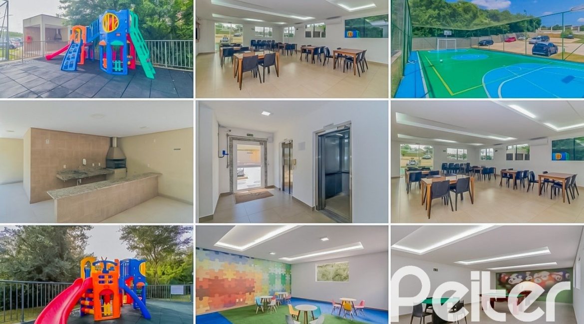 Apartamento à venda com 44m², 2 dormitórios, 1 vaga, no bairro Parque Santa Fé em Porto Alegre