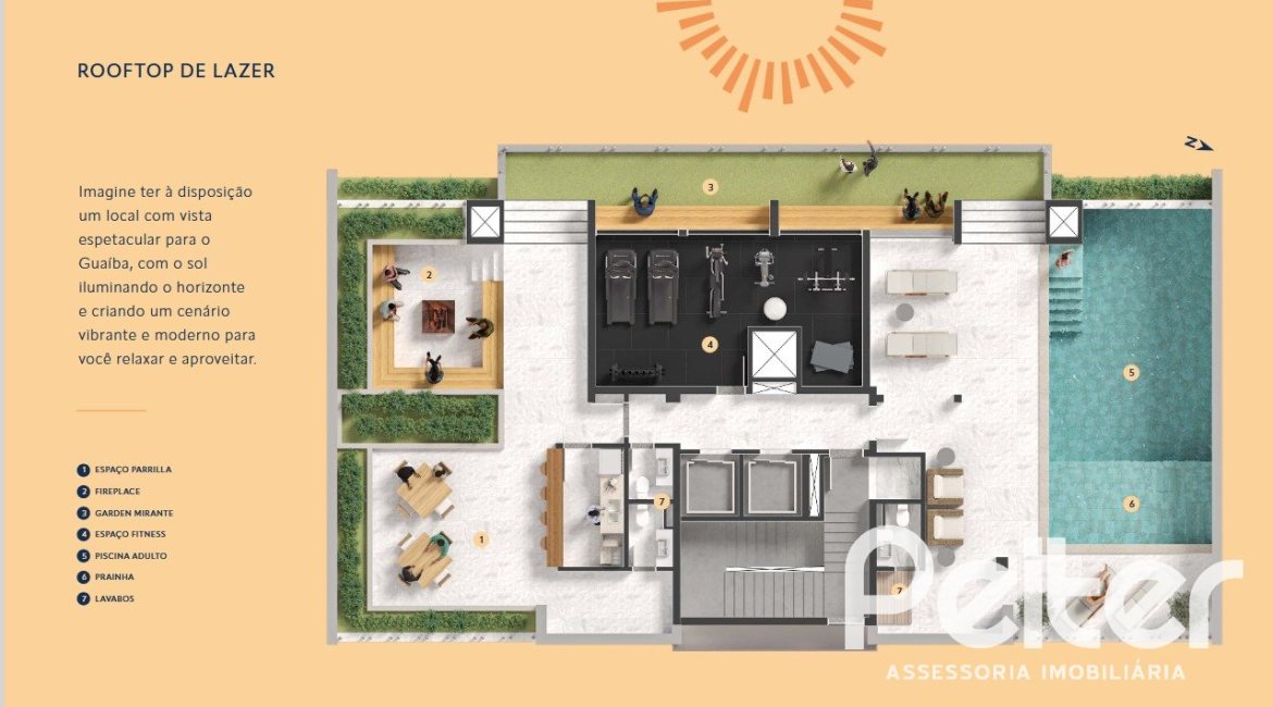 Apartamento à venda com 232m², 3 dormitórios, 1 suíte, 2 vagas, no bairro Tristeza em Porto Alegre