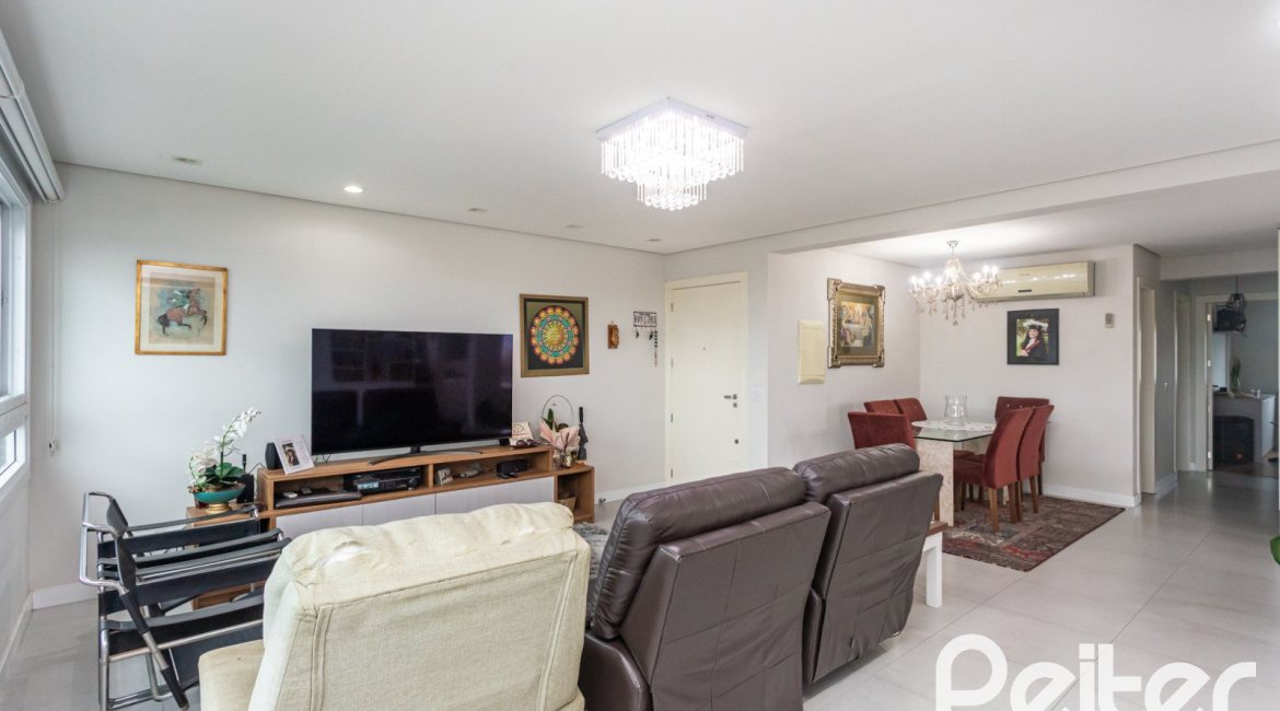 Apartamento à venda com 123m², 3 dormitórios, 3 suítes, 2 vagas, no bairro Tristeza em Porto Alegre
