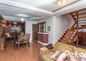 Casa em Condomínio à venda com 175m², 3 dormitórios, 1 suíte, 2 vagas, no bairro Jardim Isabel em Porto Alegre