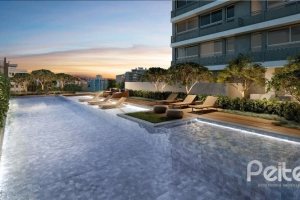 Apartamento à venda com 55m², 1 dormitório, 1 vaga, no bairro Menino Deus em Porto Alegre