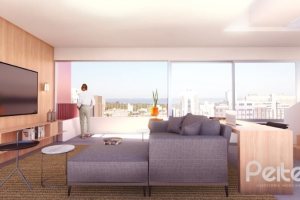 Apartamento à venda com 91m², 2 dormitórios, 2 suítes, 2 vagas, no bairro Menino Deus em Porto Alegre