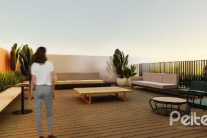 Apartamento à venda com 91m², 2 dormitórios, 2 suítes, 2 vagas, no bairro Menino Deus em Porto Alegre