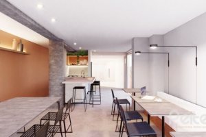 Apartamento à venda com 91m², 2 dormitórios, 2 suítes, 2 vagas, no bairro Menino Deus em Porto Alegre