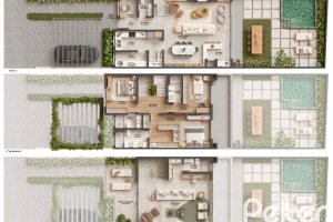 Casa em Condomínio à venda com 302m², 3 dormitórios, 3 suítes, 3 vagas, no bairro Vila Conceição em Porto Alegre