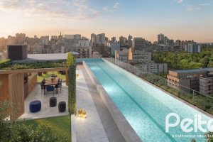 Apartamento à venda com 22m², 1 dormitório, 1 suíte, 1 vaga, no bairro Cidade Baixa em Porto Alegre