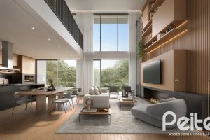 Casa em Condomínio à venda com 219m², 3 dormitórios, 3 suítes, 2 vagas, no bairro Menino Deus em Porto Alegre