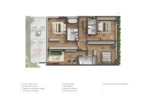 Casa em Condomínio à venda com 219m², 3 dormitórios, 3 suítes, 2 vagas, no bairro Menino Deus em Porto Alegre