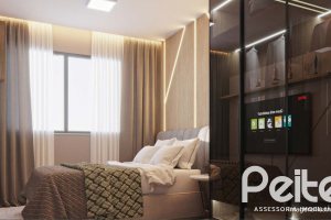 Apartamento à venda com 67m², 2 dormitórios, 1 suíte, 1 vaga, no bairro Cristal em Porto Alegre