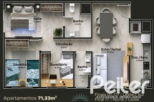 Apartamento à venda com 67m², 3 dormitórios, 1 suíte, 2 vagas, no bairro Cristal em Porto Alegre