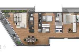 Apartamento à venda com 115m², 3 dormitórios, 3 suítes, 2 vagas, no bairro Praia de Belas em Porto Alegre