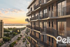 Apartamento Garden à venda com 102m², 2 dormitórios, 2 suítes, 1 vaga, no bairro Praia de Belas em Porto Alegre