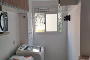 Apartamento à venda com 45m², 2 dormitórios, 1 vaga, no bairro Camaqua em PORTO ALEGRE