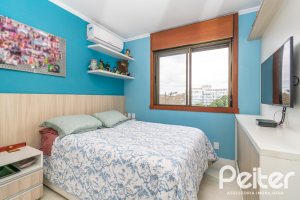 Apartamento à venda com 100m², 3 dormitórios, 1 suíte, 1 vaga, no bairro Cristal em PORTO ALEGRE