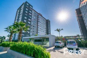 Apartamento à venda com 59m², 2 dormitórios, 1 suíte, 1 vaga, no bairro Jardim do Salso em Porto Alegre