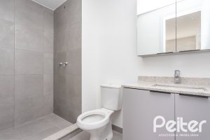 Apartamento à venda com 59m², 2 dormitórios, 1 suíte, 1 vaga, no bairro Jardim do Salso em Porto Alegre