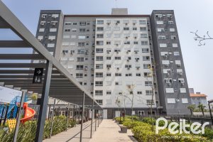 Apartamento à venda com 59m², 2 dormitórios, 1 suíte, 1 vaga, no bairro Jardim do Salso em Porto Alegre