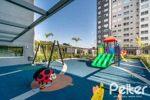 Apartamento à venda com 59m², 2 dormitórios, 1 suíte, 1 vaga, no bairro Jardim do Salso em Porto Alegre