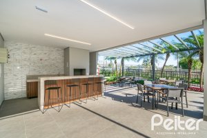 Apartamento à venda com 59m², 2 dormitórios, 1 suíte, 1 vaga, no bairro Jardim do Salso em Porto Alegre