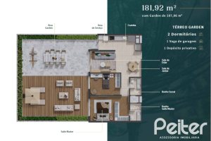 Apartamento à venda com 181m², 2 dormitórios, 1 suíte, 1 vaga, no bairro Tristeza em Porto Alegre