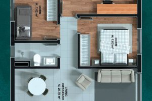 Apartamento à venda com 50m², 2 dormitórios, 1 vaga, no bairro Tristeza em Porto Alegre