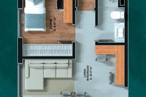 Apartamento à venda com 69m², 3 dormitórios, 1 suíte, 2 vagas, no bairro Tristeza em Porto Alegre