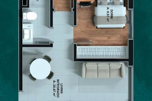 Apartamento à venda com 69m², 3 dormitórios, 1 suíte, 2 vagas, no bairro Tristeza em Porto Alegre