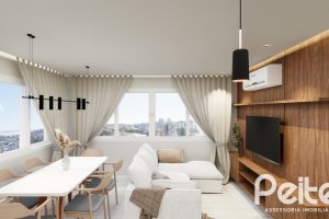 Apartamento à venda com 92m², 3 dormitórios, 1 suíte, 2 vagas, no bairro Tristeza em Porto Alegre