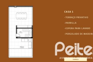 Casa em Condomínio à venda com 232m², 3 dormitórios, 1 suíte, 2 vagas, no bairro Tristeza em Porto Alegre