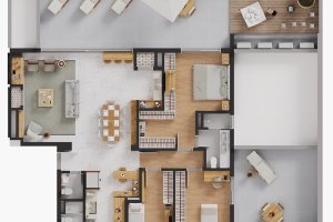 Apartamento à venda com 141m², 3 dormitórios, 1 suíte, 2 vagas, no bairro Tristeza em Porto Alegre