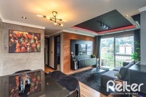 Apartamento à venda com 65m², 2 dormitórios, 1 suíte, 1 vaga, no bairro Cristal em PORTO ALEGRE