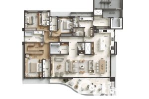 Apartamento à venda com 254m², 4 dormitórios, 4 suítes, 4 vagas, no bairro Cristal em Porto Alegre