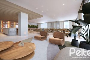 Apartamento à venda com 131m², 2 dormitórios, 2 suítes, 2 vagas, no bairro Centro em Florianópolis