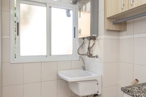 Apartamento à venda com 47m², 1 dormitório, 1 vaga, no bairro Cristal em PORTO ALEGRE