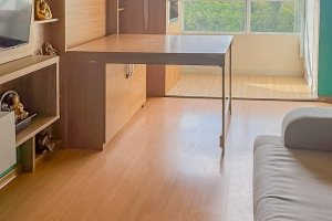 Apartamento à venda com 44m², 2 dormitórios, 1 vaga, no bairro Parque Santa Fé em Porto Alegre