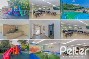 Apartamento à venda com 44m², 2 dormitórios, 1 vaga, no bairro Parque Santa Fé em Porto Alegre
