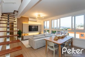 Cobertura à venda com 163m², 3 dormitórios, 2 suítes, 2 vagas, no bairro Tristeza em Porto Alegre